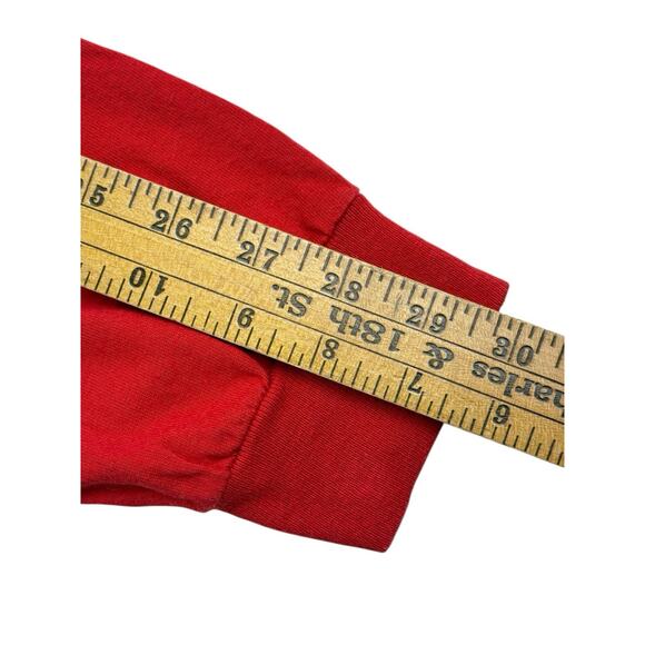 Simply Southern Shirt Womens Medium Red Nauti Or Nice Preppy Holiday Long Sleeve - Picture 10 of 11